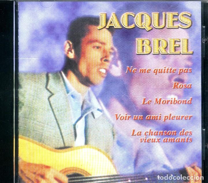CDs de m&uacute;sica: JACQUES BREL  EXITOS DE SIEMPRE CD NUEVO - Foto 1
