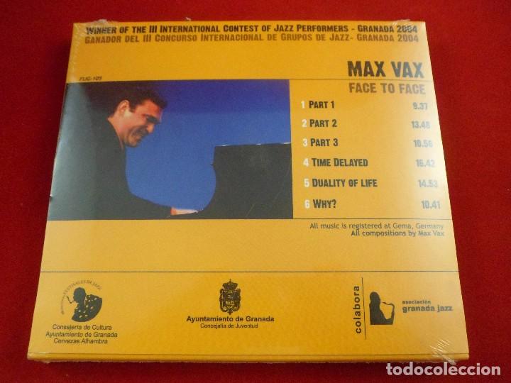 CDs de m&uacute;sica: CD - MAX VAX. FACE TO FACE. NUEVO. PRECINTADO - Foto 2