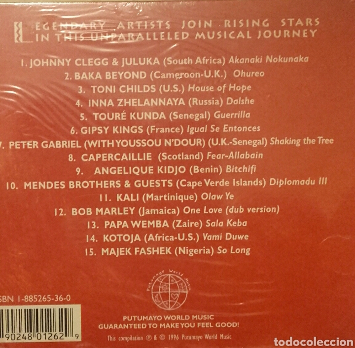 CDs de m&uacute;sica: ONE WORLD - Foto 2