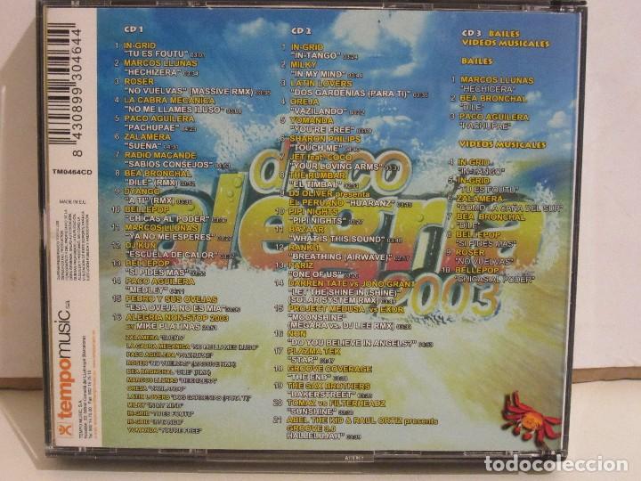 CDs de m&uacute;sica: Disco Alegria 2003 - Todos los &Eacute;xitos - 2 x CD + DVD - 2003 - Spain - EX+/EX+ - Foto 2