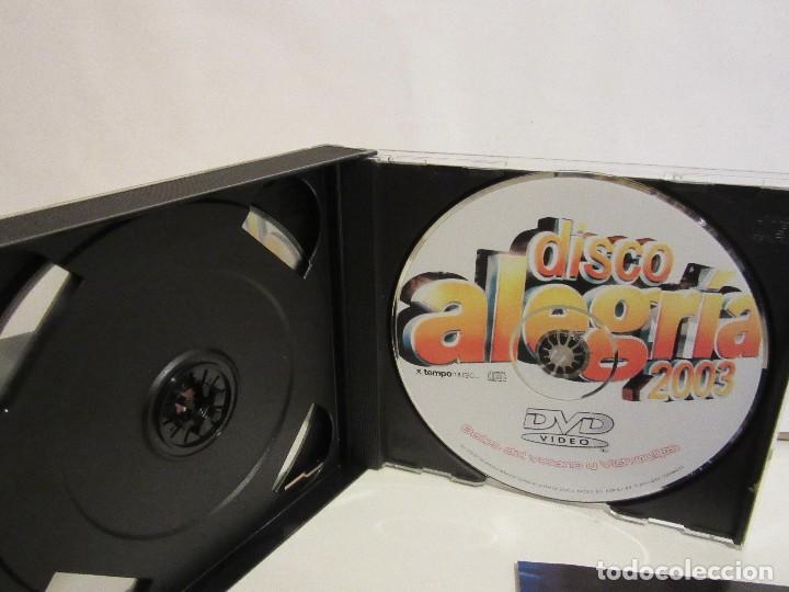 CDs de m&uacute;sica: Disco Alegria 2003 - Todos los &Eacute;xitos - 2 x CD + DVD - 2003 - Spain - EX+/EX+ - Foto 5