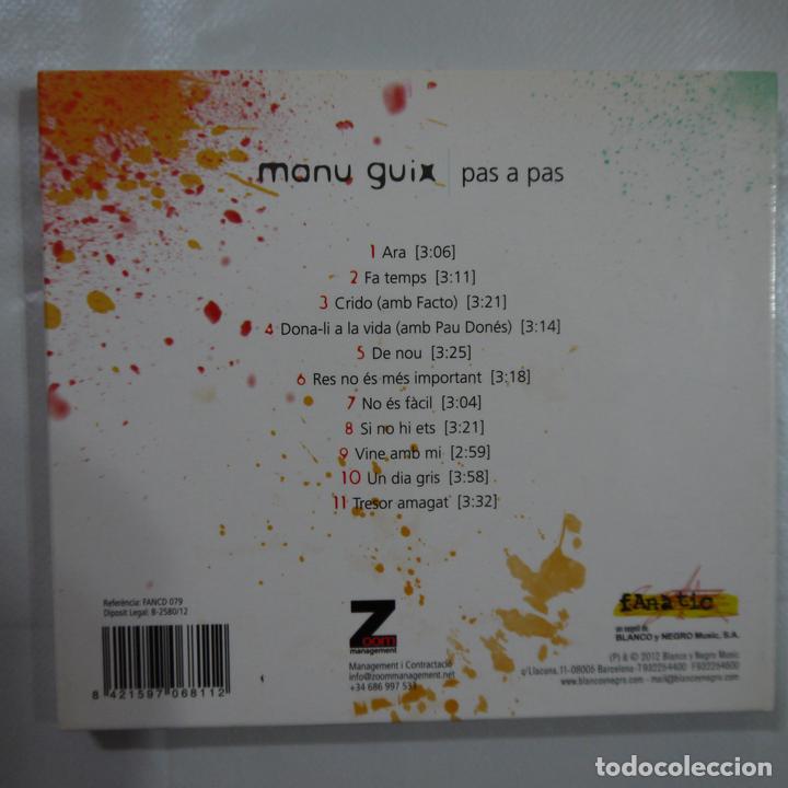 CDs de m&uacute;sica: MANU GUIX - PAS A PAS - CD 2012 - Foto 3