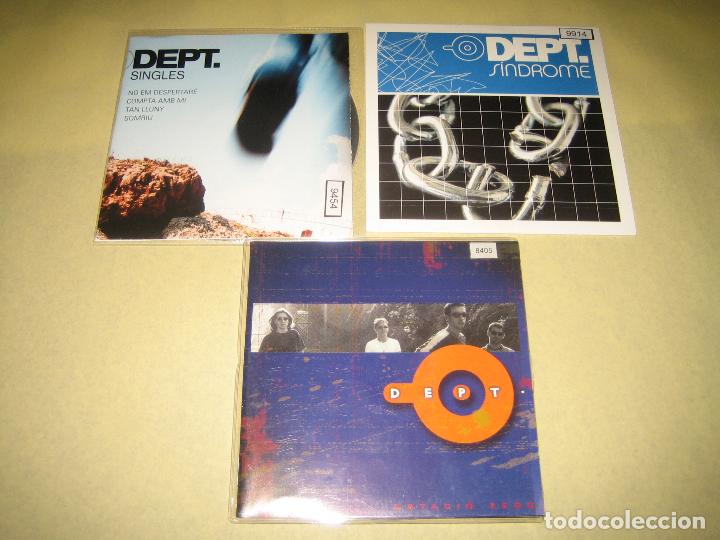 CDs de m&uacute;sica: DEPT - LOTE DE 3 CDS PROMO - Foto 1