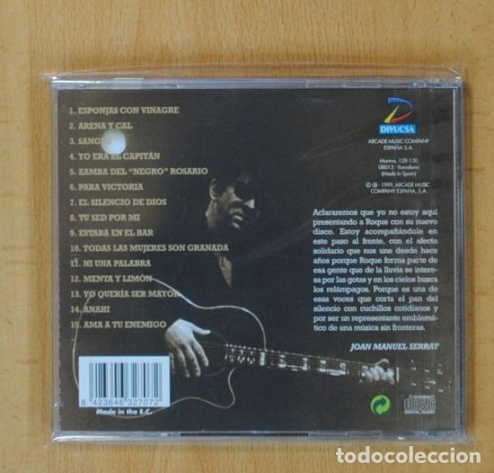 CDs de m&uacute;sica: ROQUE NARVAJA - ESPONJAS CON VINAGRE - CD - Foto 2
