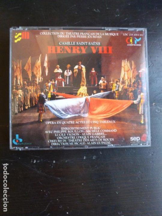 CD di Musica: HENRY VIII CAMILLE SAINT-SAENS. LE CHANT DU MONDE 1992 3CD