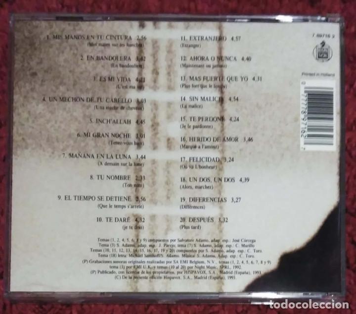CDs de m&uacute;sica: ADAMO (DE AYER A HOY) CD 1993 - Foto 2
