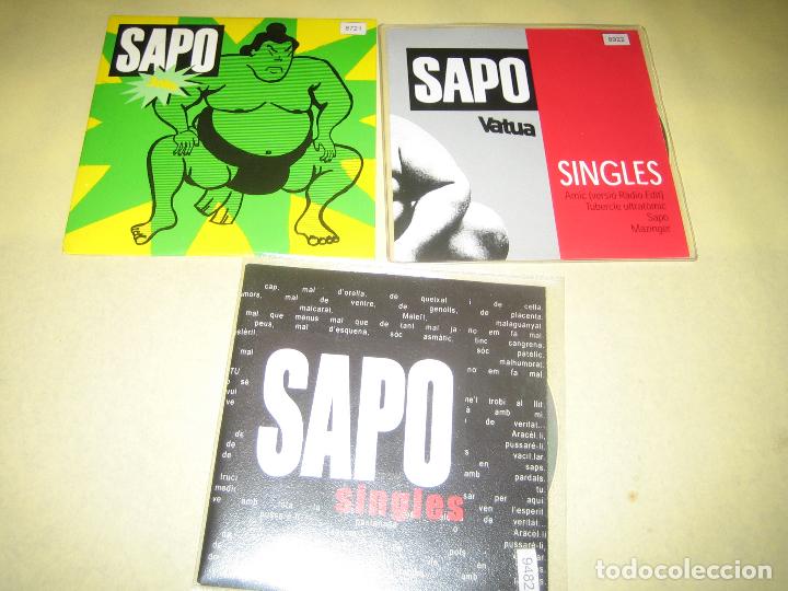 CDs de m&uacute;sica: SAPO - LOTE DE 3 CDS PROMO - Foto 1
