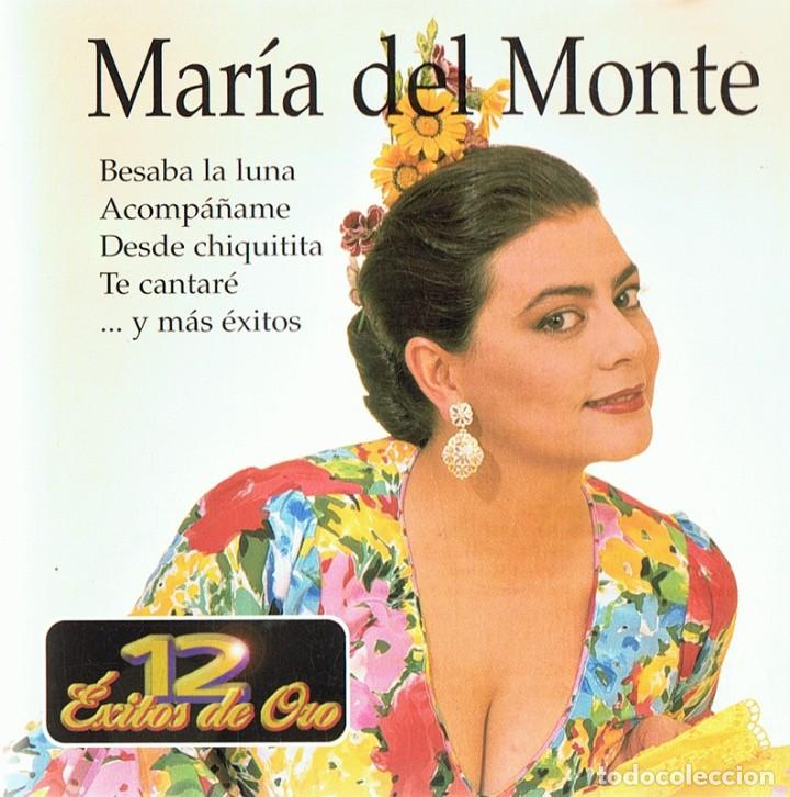 CDs de m&uacute;sica: CD MAR&Iacute;A DEL MONTE 12 &Eacute;XITOS DE ORO - Foto 1
