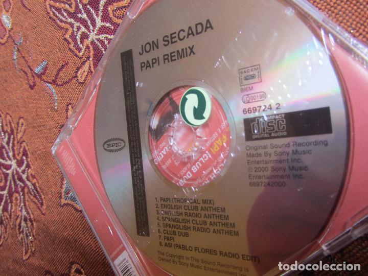 CDs de m&uacute;sica: JON SECADA- MAXI-CD REMIX- TITULO PAPI- CON 8 TEMAS- DEL 2000- PLASTIFICADO DE FCA. - Foto 2