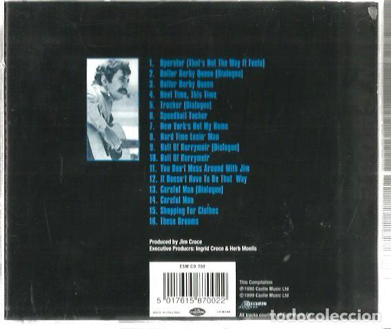 CDs de m&uacute;sica: CD JIM CROCE LIVE - THE FINAL TOUR - Foto 2