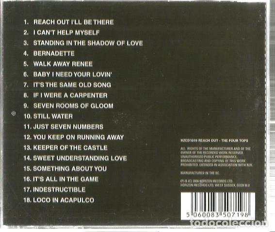 CDs de m&uacute;sica: CD THE FOUR TOPS : REACH OUT - Foto 2