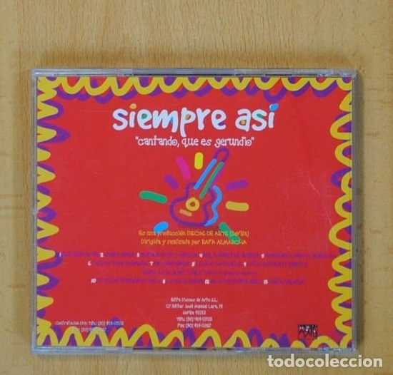 CDs de m&uacute;sica: SIEMPRE ASI - CANTANDO QUE ES GERUNDIO - CD - Foto 2