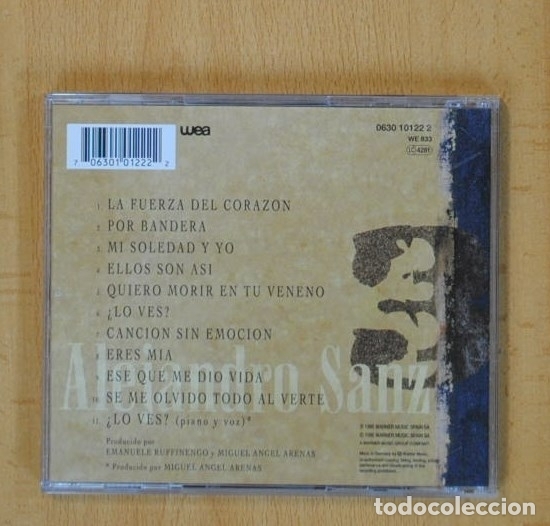 CDs de m&uacute;sica: ALEJANDRO SANZ - 3 - CD - Foto 2