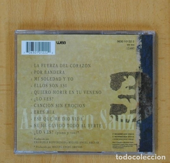 CDs de m&uacute;sica: ALEJANDRO SANZ - 3 - CD - Foto 2