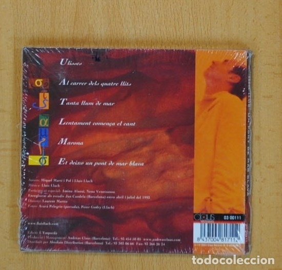CDs de m&uacute;sica: LLUIS LLACH - UN PONT DE MAR BLAVA - CD - Foto 2