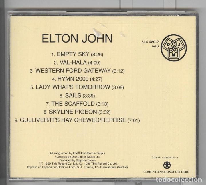 CDs de m&uacute;sica: elton john. los 60 de los 60. cd 1986 - Foto 2
