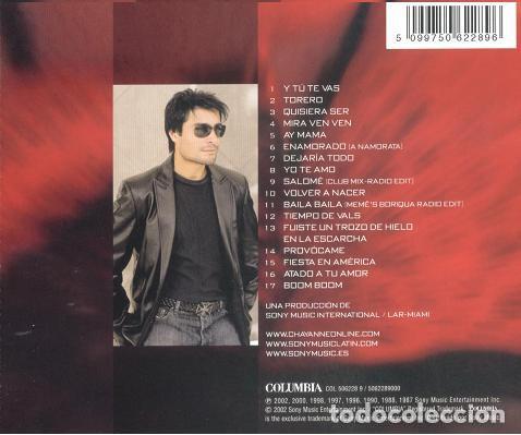 CDs de m&uacute;sica: CHAYANNE GRANDES EXITOS  CD nuevo - Foto 2