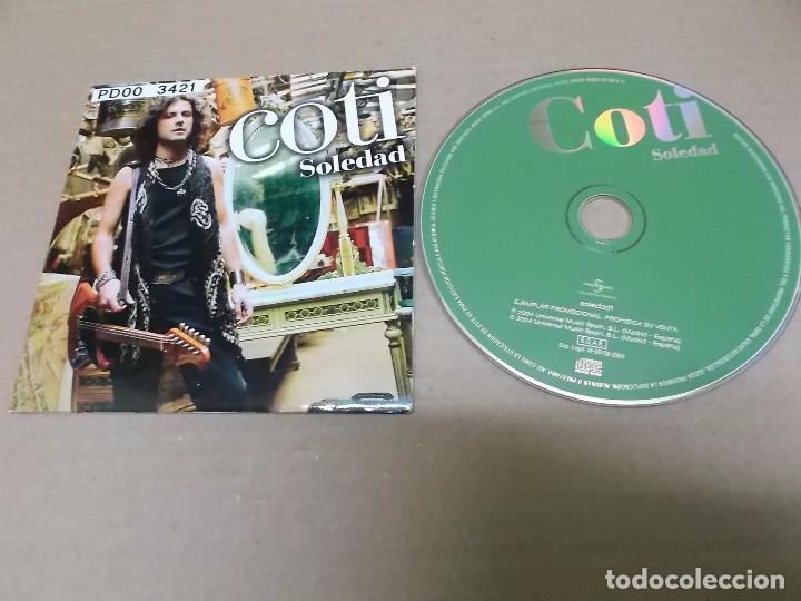 CDs de m&uacute;sica: COTI (CD/SINGLE) SOLEDAD A&Ntilde;O 2004 - PROMOCIONAL - Foto 1