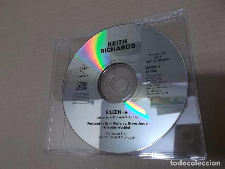 CDs de m&uacute;sica: KEITH RICHARDS (CD/SINGLE) EILEEN A&Ntilde;O 1992 - PROMOCIONAL - Foto 1