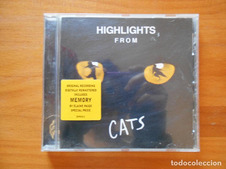 CDs de m&uacute;sica: CD HIGHLIGHTS FROM CATS (3R) - Foto 1