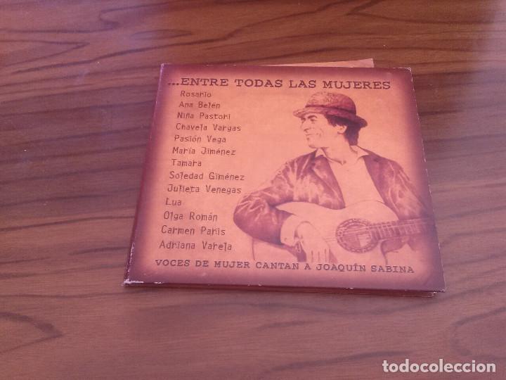 CD de M&uacute;sica: ENTRE TODAS LAS MUJERES. VOCES DE MUJER CANTAN A SABINA. CD EN DIGIPACK EN BUEN ESTADO. RARO