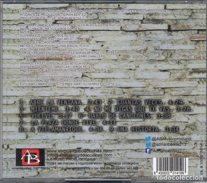 CDs de m&uacute;sica: Adri&aacute;n Ben&iacute;tez - Abre la ventana (dedicado) - Foto 2