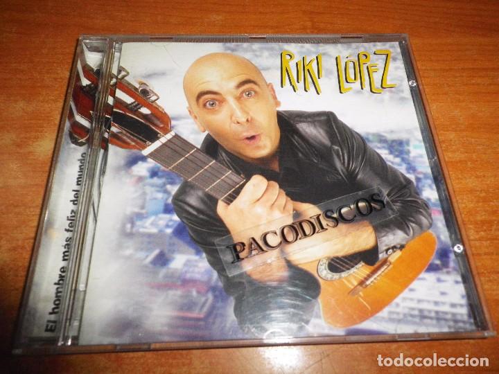CDs de m&uacute;sica: RIKI LOPEZ El hombre mas feliz del mundo CD ALBUM DEL A&Ntilde;O 2001 JAVIER LOSADA 11 TEMAS GOMA ESPUMA