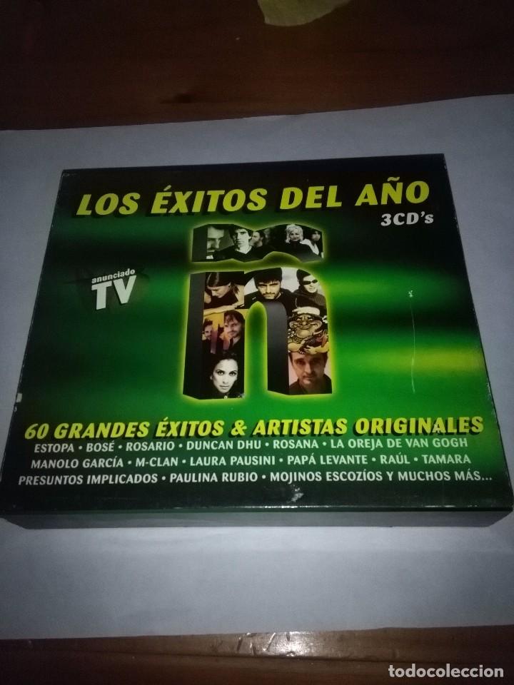 CDs de m&uacute;sica: LOS &Eacute;XITOS DEL A&Ntilde;O. 3 CD&acute;S. 60 GRANDES &Eacute;XITOS. B7CD - Foto 1