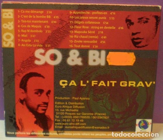 CDs de m&uacute;sica: So & Bi - Ca lfait grav - CD Digipack - Foto 2