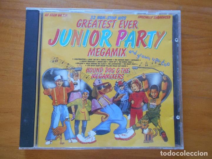 Musik-CDs: CD GREATEST EVER JUNIOR PARTY MEGAMIX - HOUND DOG & THE MEGAMIXERS (3T)