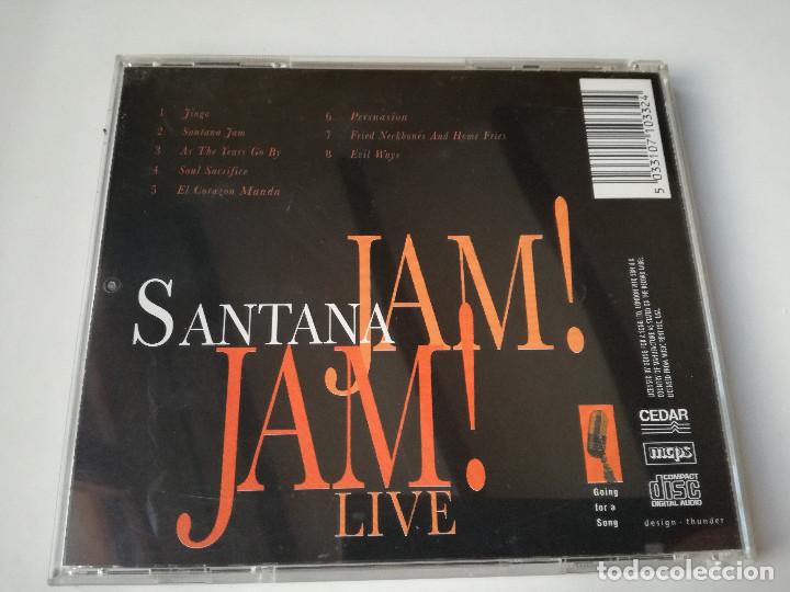 CDs de m&uacute;sica: CD - SANTANA - JAM LIVE - Foto 2
