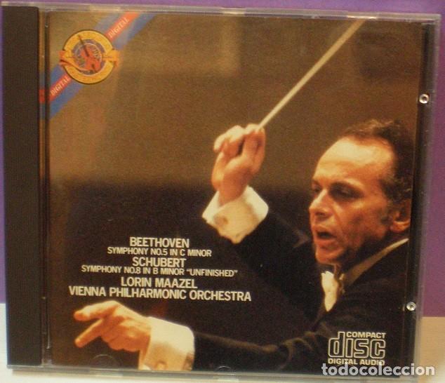 CDs de m&uacute;sica: Beethoven 5 / Schubert 8 - Maazel - CD - Foto 1