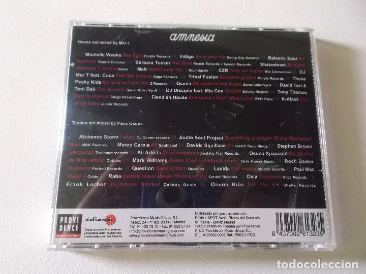 CDs de m&uacute;sica: AMNESIA IBIZA GET INTO SUMMER 2002, 2 CDS - Foto 2
