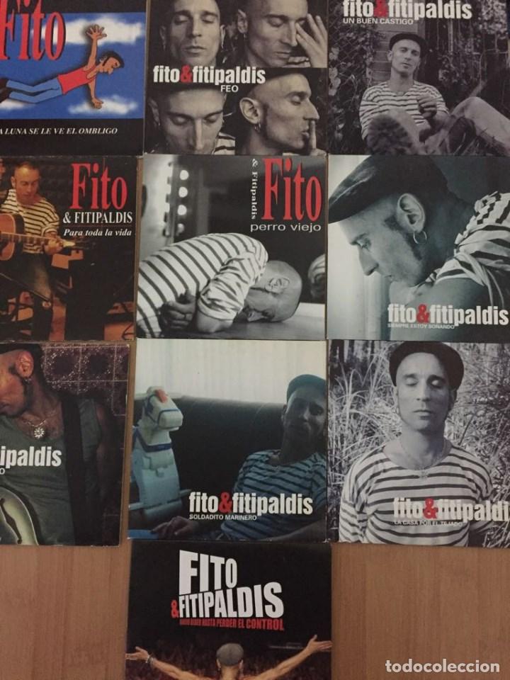 CDs de M&uacute;sica: FITO & FITIPALDIS A la luna se ve el ombligo. Feo. Un buen castigo. Para toda la.....(10 cd singles)