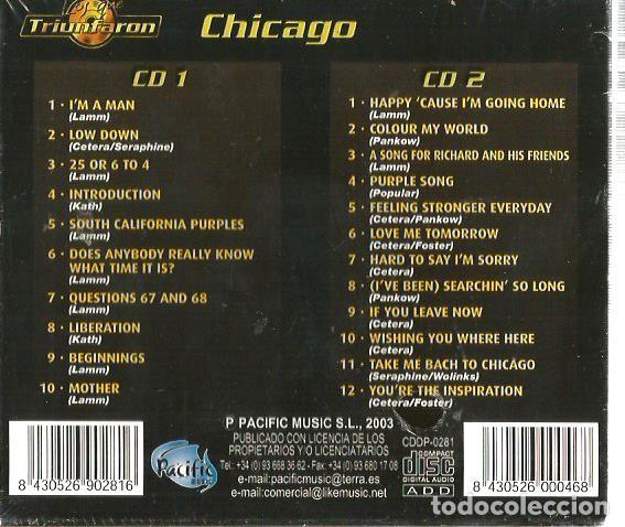 CDs de m&uacute;sica: DOBLE CD CHICAGO ( 22 TEMAS ) - Foto 2