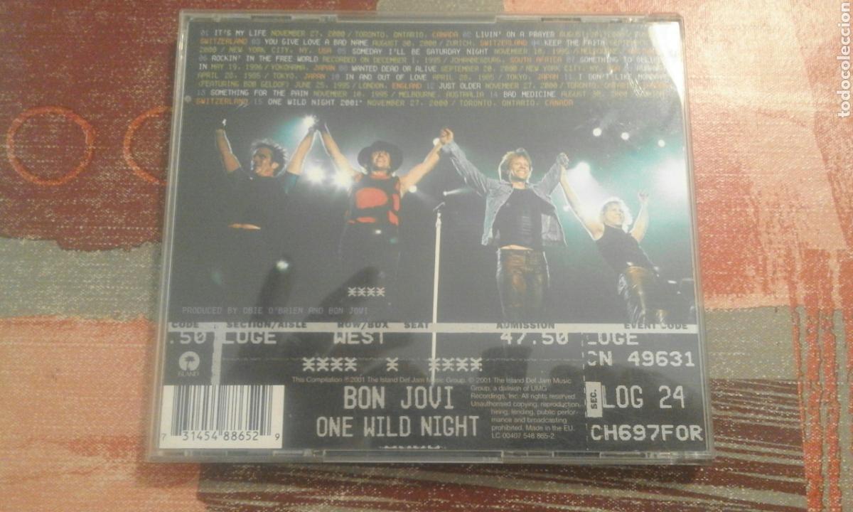 CDs de m&uacute;sica: One wild night - Bon Jovi - CD - Foto 2
