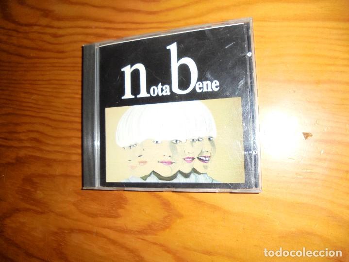 CDs de m&uacute;sica: NOTA  BENE.  CD.  IMAGINE  RECORDS.   IMPECABLE - Foto 1