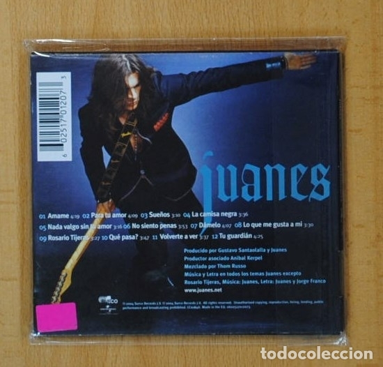 CDs de m&uacute;sica: JUANES - MI SANGRE - CD - Foto 2