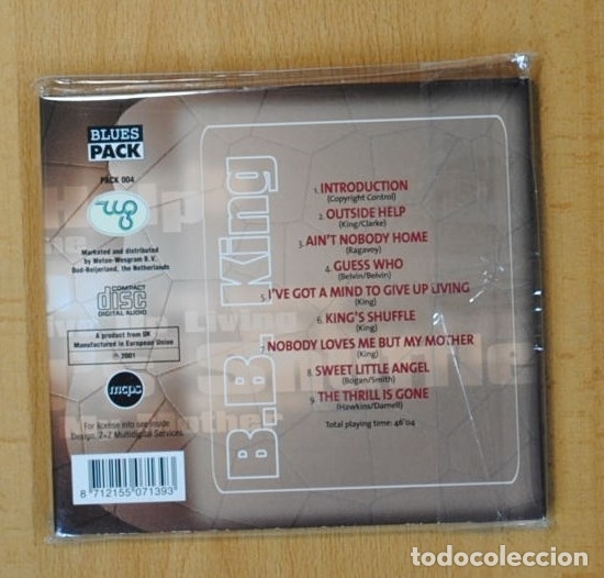 CDs de m&uacute;sica: B. B. KING - B. B. KING THE GUITAR PLAYER - CD - Foto 2
