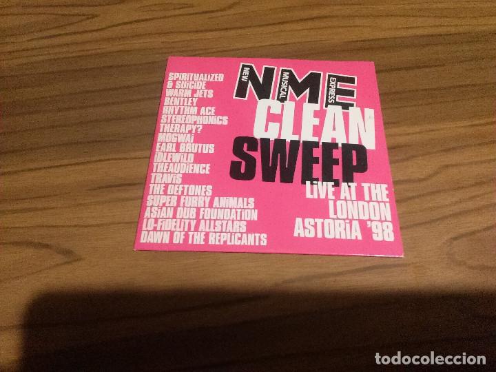Music CDs: NEW MUSICAL EXPRESS.CLEAN SWEEP. CART&Oacute;N PROMO DE LA REVISTA. BUEN ESTADO. RARO