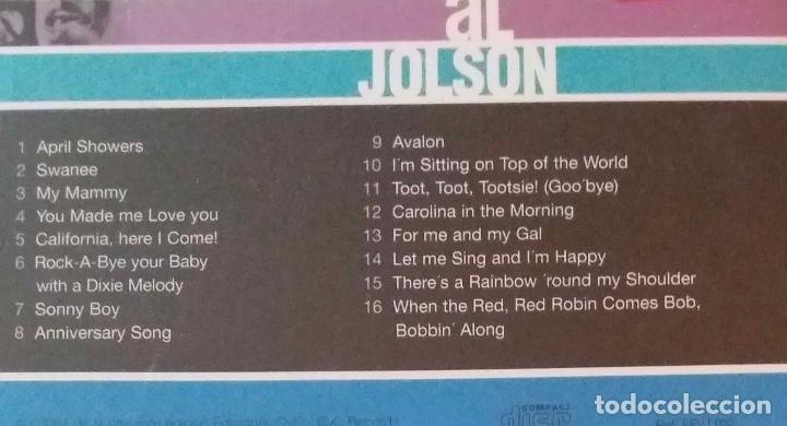 CDs de m&uacute;sica: AL JOLSON. VOCAL JAZZ. CD - Foto 2
