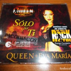 CDs de Música: QUEEN & EVA MARIA SOLO POR TI CANTADO EN ESPAÑOL CD SINGLE DEL MUSICAL ESPAÑA PRECINTADO 2004 RARO