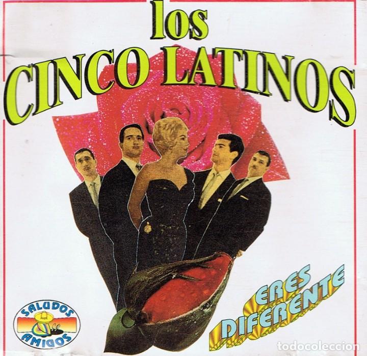 CDs de m&uacute;sica: CD LOS CINCO LATINOS &uml;ERES DIFERENTE&uml; - Foto 1