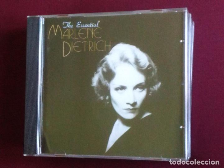 CDs de M&uacute;sica: Marlene Dietrich-The Essential (cd.EMI&lrm;.1991) contiene:Lili Marlene, Blowing In The Wind (Dylan)
