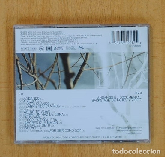 CDs de m&uacute;sica: DIEGO TORRES - ANDANDO - CD - Foto 2