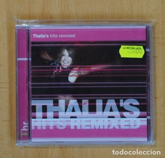 CDs de m&uacute;sica: THALIA - HITS REMIXED - CD - Foto 1