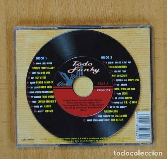 CDs de m&uacute;sica: VARIOS - TODO FUNKY - 2 CD - Foto 2