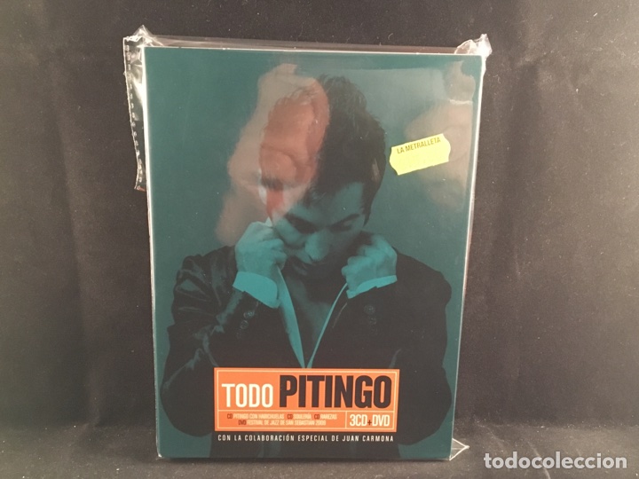 CDs de m&uacute;sica: Pitingo - todo Pitingo - 3 cd + dvd - Foto 1