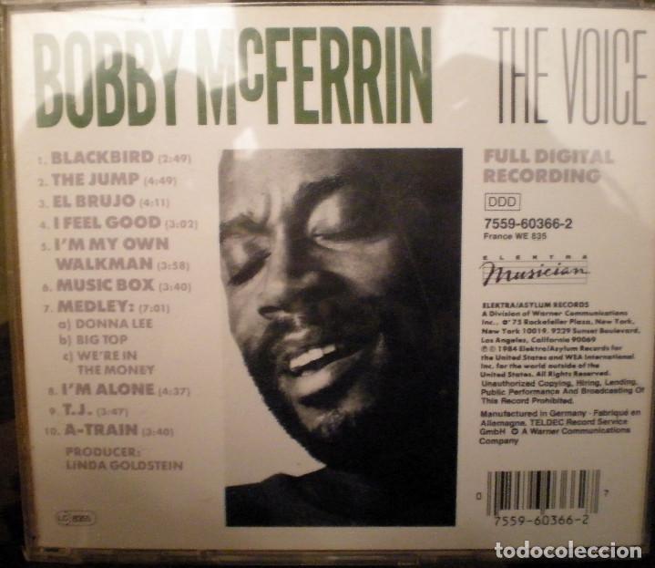 CDs de m&uacute;sica: Bobby McFerrin &ndash; The Voice CD 1984 - Foto 2