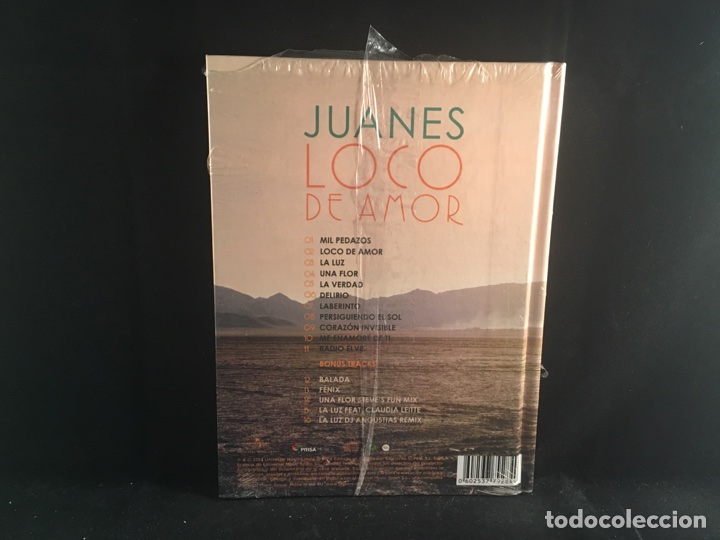 CDs de m&uacute;sica: Juanes - loco de amor - libro cd con extras - Foto 2